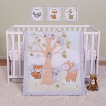 Forest clearance crib bedding